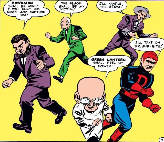 「DC冷门」不义会社：最早的反派组织，正义会社的宿敌