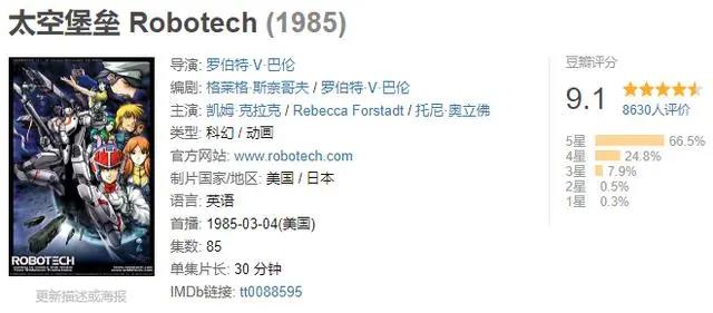 80后的童年回忆杀：满满都是记忆的史诗级动画《太空堡垒》