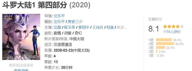 2020年的前7个月，有12部豆瓣超过8分的国产动漫播出了