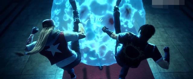 不知火舞终于波澜不惊《拳皇命运》大boss卢卡尔单挑草薙京特瑞！