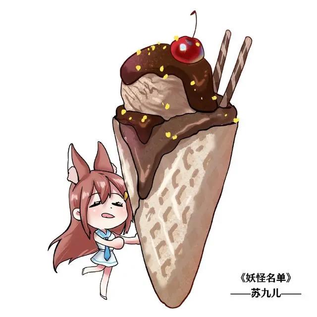 动漫人物化身冰淇淋雕饰，我还是最想一口吃掉苏苏
