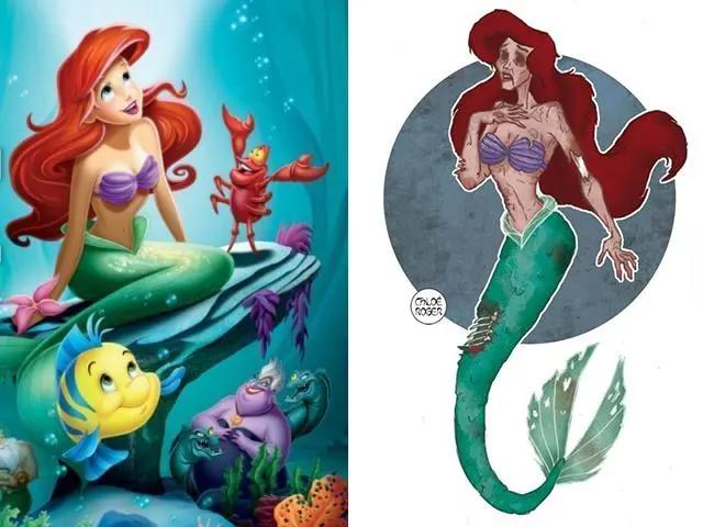 公主“变”丧尸：小美人鱼公主成“骸骨鱼”，这是上演生化危机？