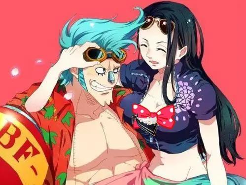 海贼王：令人心动的抱抱，罗宾和弗兰奇是绝配，山治不老实