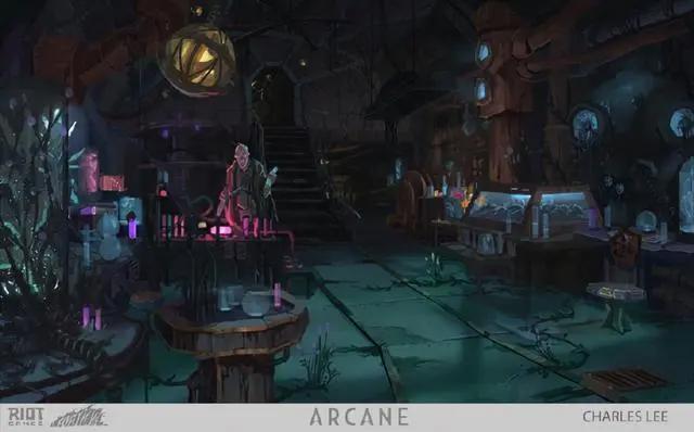 《英雄联盟：双城之战》场景手稿臻品果然精益求精