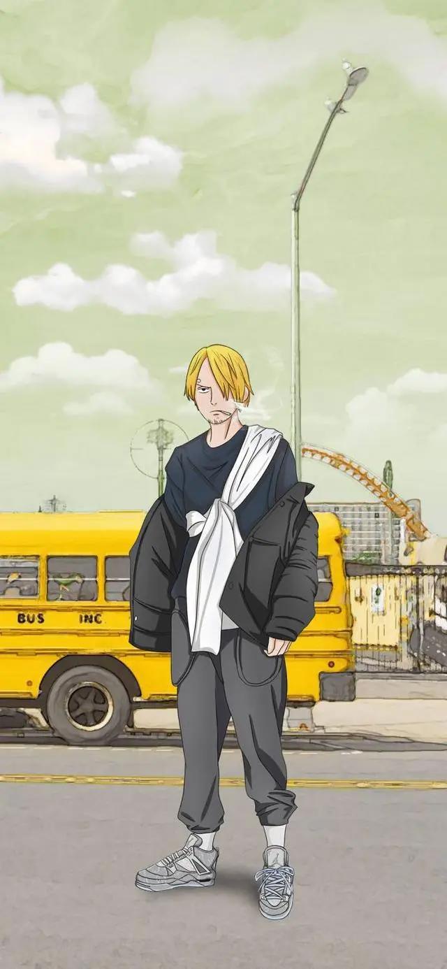 海贼王：草帽街头风、跨次元结合，娜美胸前的老干妈很拉风！