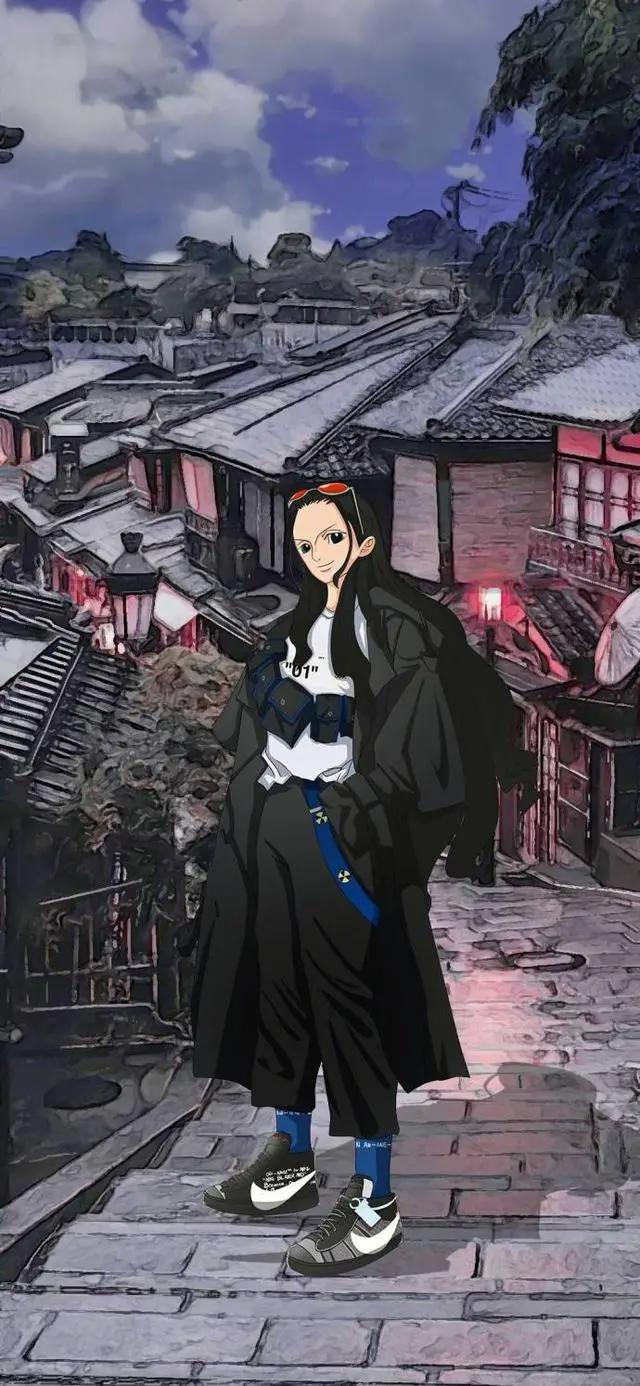 海贼王：草帽街头风、跨次元结合，娜美胸前的老干妈很拉风！