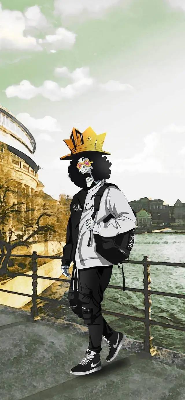 海贼王：草帽街头风、跨次元结合，娜美胸前的老干妈很拉风！