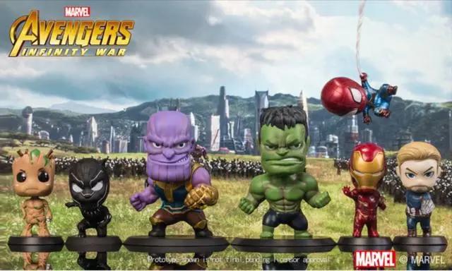 漫威粉福利：一公司推出复联手办超Q超呆萌！还能摇头萌出新高度