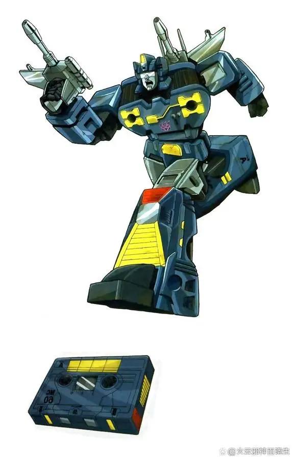 原来霸天虎情报参谋声波有十几个磁带小弟