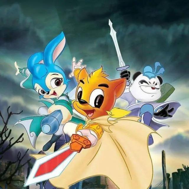 虹猫蓝兔光明剑，里边有虹猫蓝兔，他们也是特别勇敢的人！