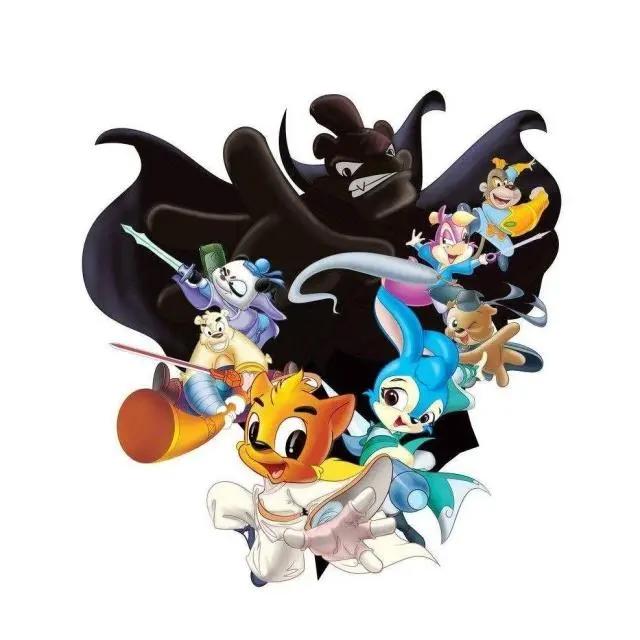 虹猫蓝兔光明剑，里边有虹猫蓝兔，他们也是特别勇敢的人！