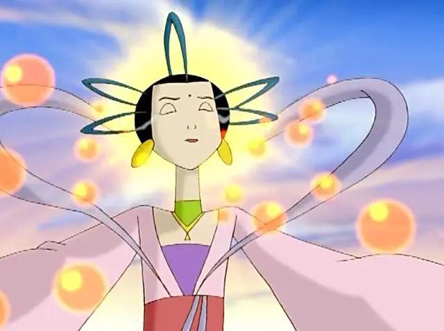 哪吒传奇：石矶最后被焚烧的时候，有谁注意到她流露的表情