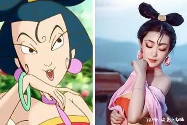 《哪吒传奇》被真人COS后，妲己美如画，石矶娘娘是“童年噩梦”