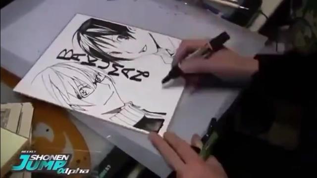 日本漫画家的“画功”有多强？签绘像“赶稿现场”，这手也太稳了