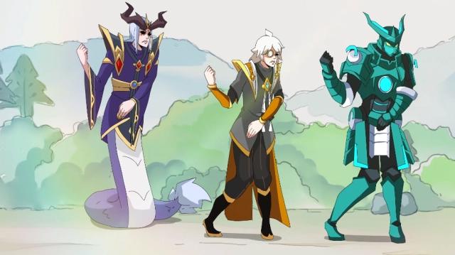 动画《王者？别闹！》大玩JOJO梗，JOJO画风的王者荣耀真带劲儿！