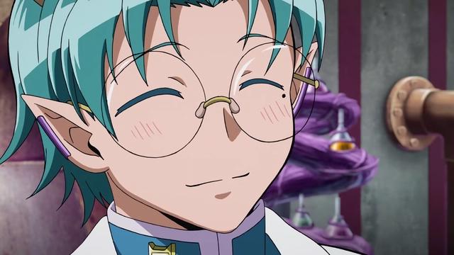 入间同学入魔了：眯眯眼怪物学长，配上眼角的泪痣，还有点帅！