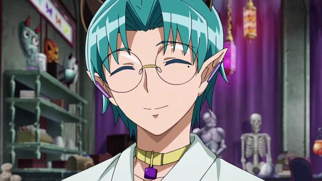 入间同学入魔了：眯眯眼怪物学长，配上眼角的泪痣，还有点帅！