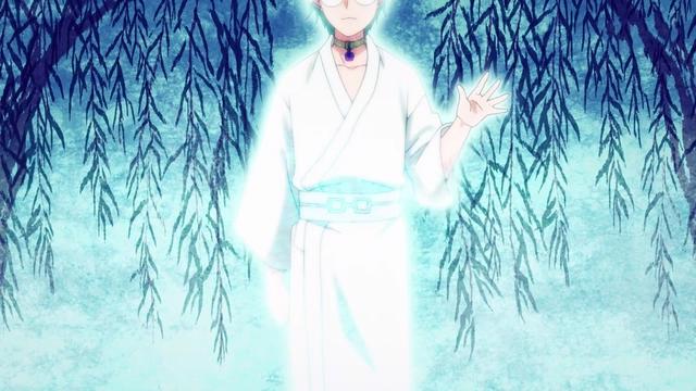 入间同学入魔了：眯眯眼怪物学长，配上眼角的泪痣，还有点帅！