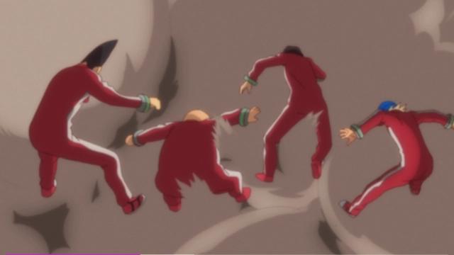 《见面5秒开始战斗》红队和绿队的对抗开始