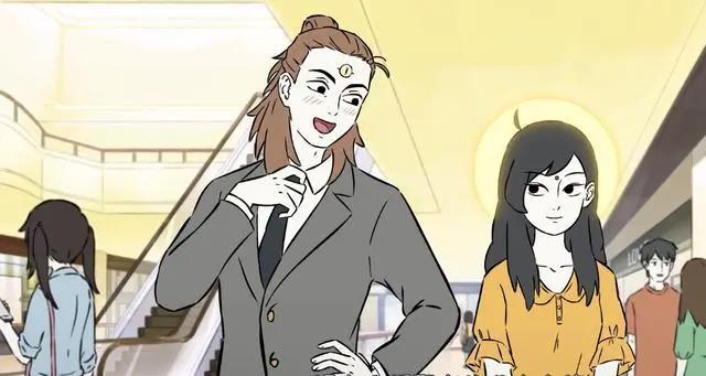 非人哉动画私货不少，不仅出现九月公司名字，还有杨戬爱上女大士