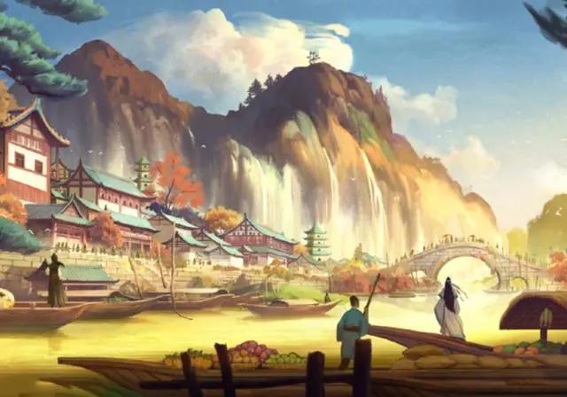 《魔道祖师》动画第一季片尾海报，忘羡外出游历，温晁有点霸气！