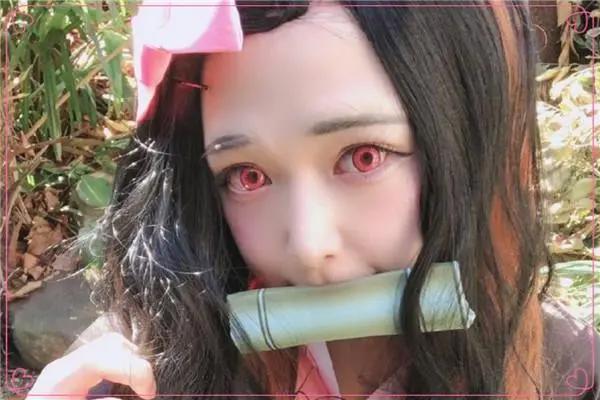 不同国家的祢豆子仿妆，岛国神还原，看到中国的我恋爱了