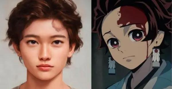 网友设计鬼灭和咒术真人形象，祢豆子可爱，伏黑惠刺猬头不见了