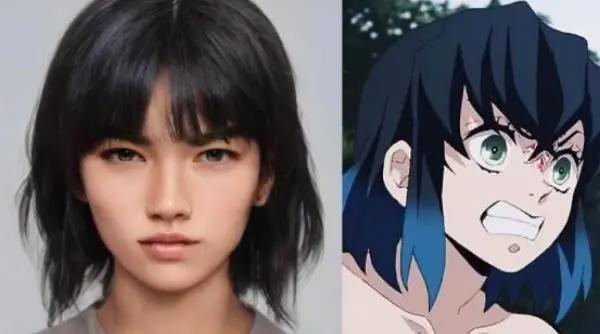 网友设计鬼灭和咒术真人形象，祢豆子可爱，伏黑惠刺猬头不见了