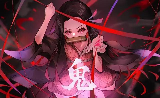 国外美女COS祢豆子，女仆装有点小性感，六岁小孩也来凑热闹