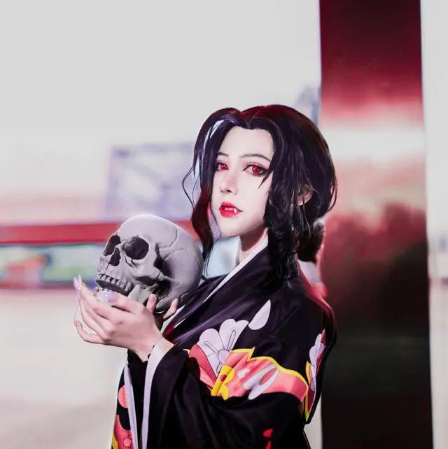 鬼灭之刃Cos，鬼灭年结束，谁才是最佳Cos？恋柱弥豆子还是无惨