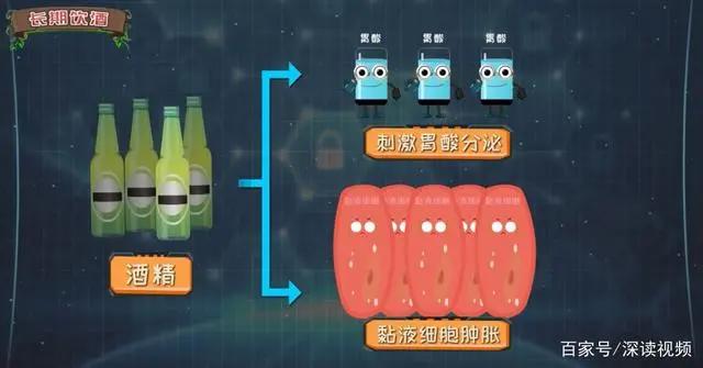 紧张焦虑，过量饮酒能导致胃溃疡？硬核动漫《胃溃疡的来历》