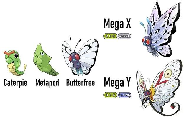 精灵宝可梦：当Mega进化有了分支，同人画师绘制宝可梦X与Y的变化