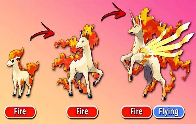 精灵宝可梦：新的进化已经出现，美纳斯华丽登场，烈焰马直接起飞