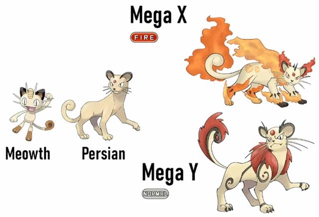 宝可梦X/Y进化版，X版猫老大拥有火属性，胖可丁两个版本自带仙气