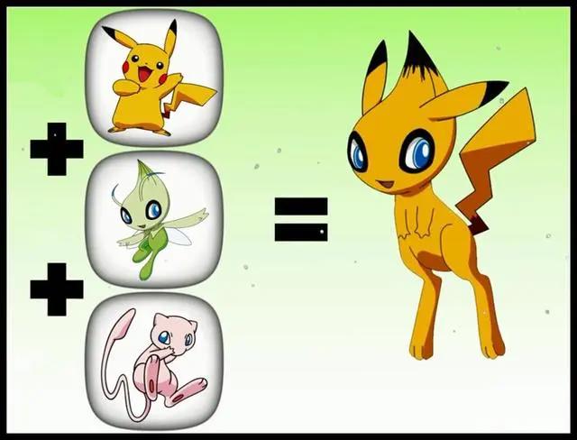 6组神奇宝贝“三合一进化”，皮卡丘 时拉比 梦幻，可爱加倍！