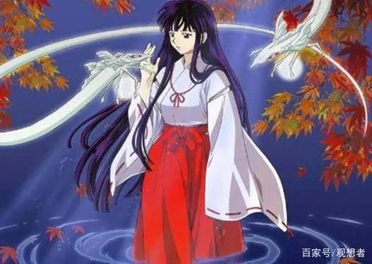 日漫中这些古典神秘的巫女，穿着巫女服的时候简直美翻了！