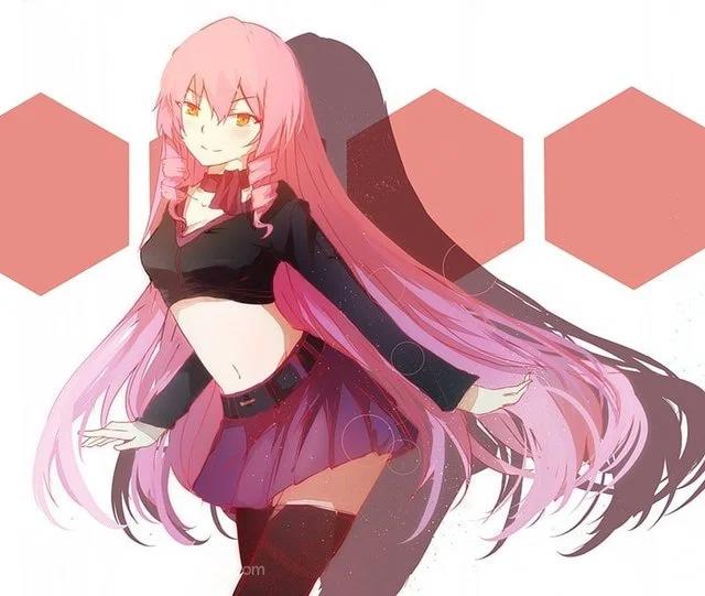 盘点动漫中那些粉长直发美少女！