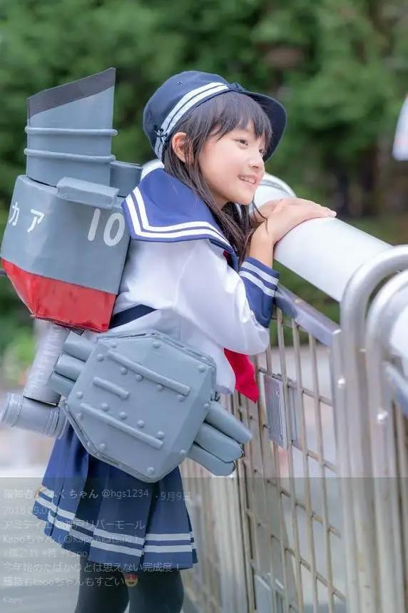 萝莉控福利：超可爱小萝莉cosplay的血小板和舰娘，萌杀全世界！