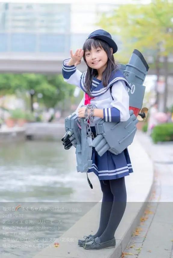 萝莉控福利：超可爱小萝莉cosplay的血小板和舰娘，萌杀全世界！