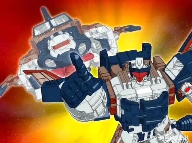 变形金刚动漫人物：雷霆舰队中汽车人的“航天飞机”-天火