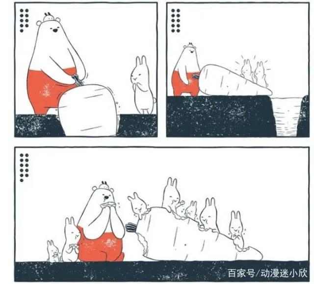 毁童年漫画：小羊脱下羊毛大衣晒太阳，忍者神龟绑架兔子！