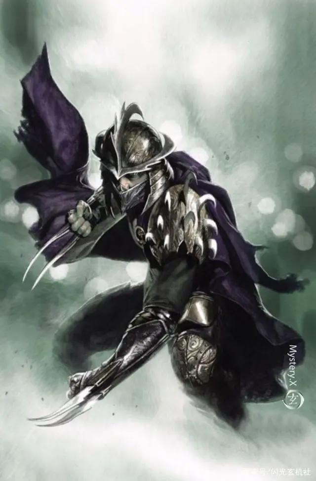 忍者神龟动漫人物：百战不死的暗黑邪神武术家-铁面人斯雷德