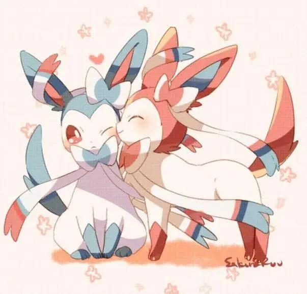 这七个能幻变成人形的神奇宝贝，其中一只想嫁给小智！