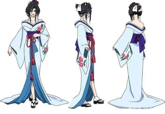 《地狱少女二笼》骨女被情所困，半边骷髅半边美人