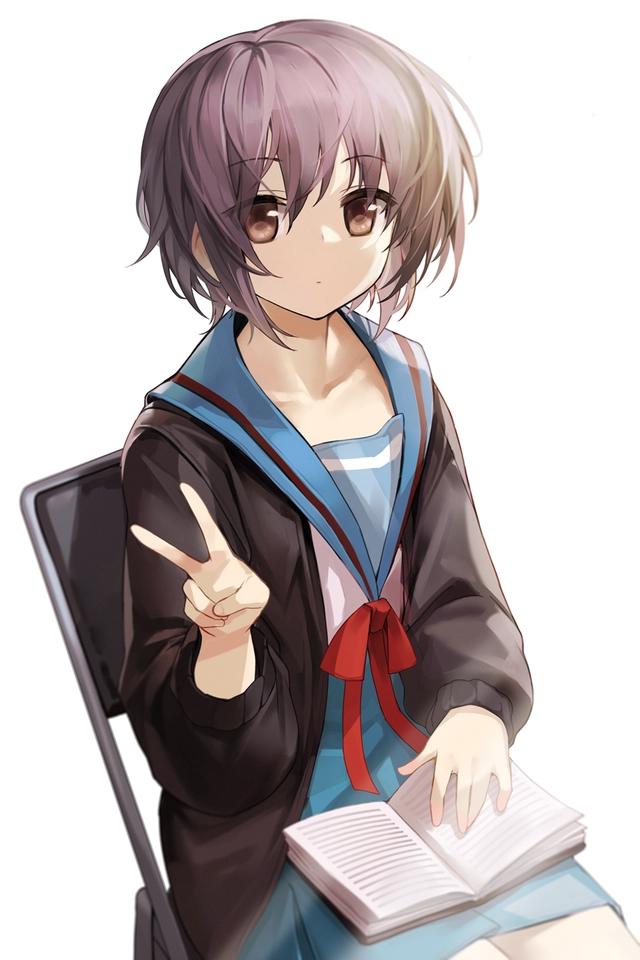 「动漫壁纸」凉宫春日的忧郁壁纸合集