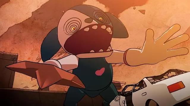 十月最奇葩的动漫，只有三分钟，人物画风诡异可怕，全程无台词