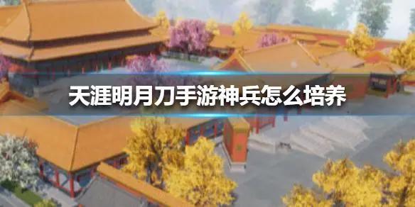 《天涯明月刀手游》神兵怎么培养神兵培养攻略