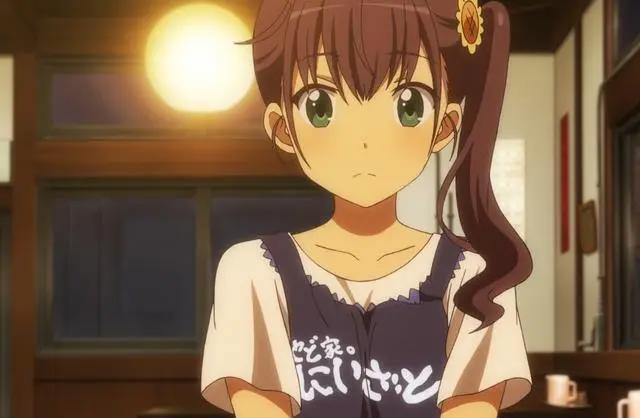 悠哉日常大王剧场版里的这位妹子真可爱，还是黑皮