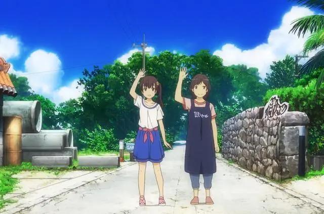 悠哉日常大王剧场版里的这位妹子真可爱，还是黑皮