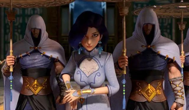 斗破苍穹：动漫颜值萧薰儿、纳兰嫣然辣眼睛，雅妃堪称绝世美女